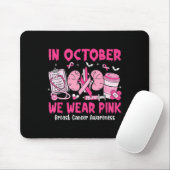 In October We Wear Nk Breast Cancer Urology Nurse Mousepad (Mit Mouse)
