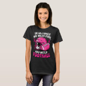 In October We Wear Nk Breast Football Cancer Aware T-Shirt (Vorne ganz)