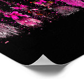 In October We Wear Nk Broom Witch Breast Cancer Ha Poster (Ecke)