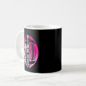 In October We Wear Nk Football Breast Cancer Aware Kaffeetasse (Vorderseite Links)