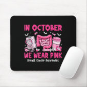 In October We Wear Nk Gastro Nurse Breast Cancer Mousepad (Mit Mouse)