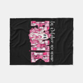 In October We Wear Nk Ghost Witch Breast Cancer Aw Fleecedecke (Vorderseite (Horizontal))