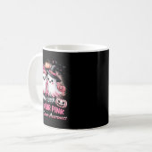 In October We Wear Nk Ghost Witch Breast Cancer Aw Kaffeetasse (Vorderseite Links)