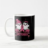 In October We Wear Nk Ghost Witch Breast Cancer Aw Kaffeetasse (Links)