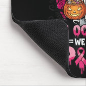 In October We Wear Nk Ghost Witch Breast Cancer Aw Mousepad (Ecke)