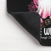 In October We Wear Nk Ghost Witch Breast Cancer Aw Mousepad (Ecke)