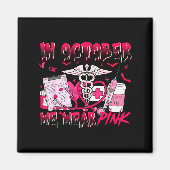 In October We Wear Nk Phlebotomist Nurse Breast Ca Magnet (Vorne)