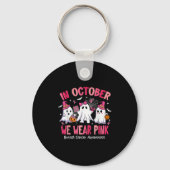 In October We Wear Nk Radiology Breast Cancer Schlüsselanhänger (Vorderseite)