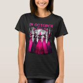 In October We Wear Nk Soky Witch Halloween Breast T-Shirt (Vorderseite)