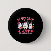 In October We Wear Nk Sonography Sonographer Breas Button (Vorderseite)