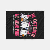 In October We Wear Nk Sonography Sonographer Breas Fleecedecke (Vorderseite (Horizontal))