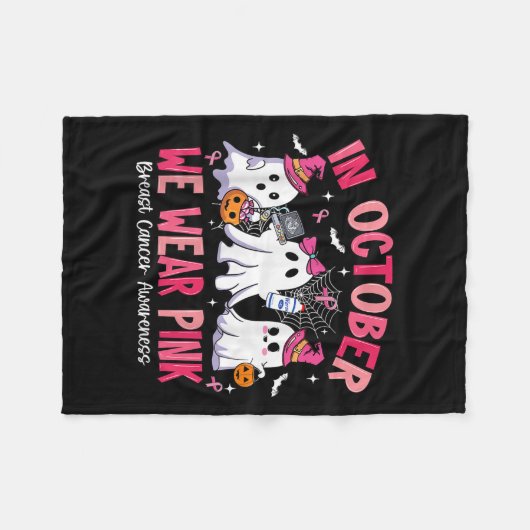 In October We Wear Nk Sonography Sonographer Breas Fleecedecke (Vorderseite (Horizontal))