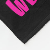 In October We Wear Nk Sugar Skull Halloween Breast Fleecedecke (Ecke)