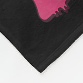 In October We Wear Nk Witch Halloween Breast Cance Fleecedecke (Ecke)