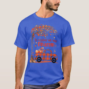 In October We Wear Orange Ribbon Truck ADHD Awaren T-Shirt