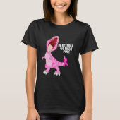 In October We Wear Pink Dinosaur Trex Dino Kid Boy T-Shirt (Vorderseite)