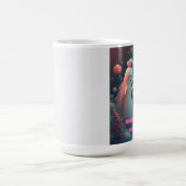 In October We Wear Pink Nurse Ghost Halloween 2025 Kaffeetasse (Mittel)