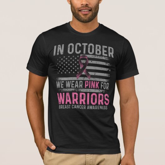 In October we wear pink T-Shirt (Vorderseite)