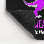 In October We Wear Purple Domestic Violence Ghosit Mousepad (Ecke)