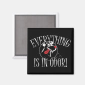 In Odor Skunk Magnet (Vorderseite/Rückseite)