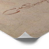 In ohne Knochen von Charles Marion Russell Poster (Ecke)