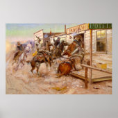 In ohne Knochen von Charles Marion Russell Poster (Vorne)