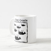 In Ohnmachte fallend Ziegen Kaffeetasse (Vorderseite Links)