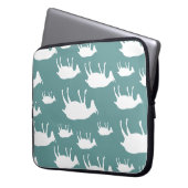 In Ohnmachte fallend Ziegen Laptopschutzhülle (Vorderseite Links)