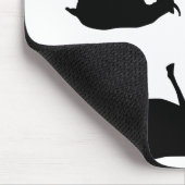 In Ohnmachte fallend Ziegen Mousepad (Ecke)