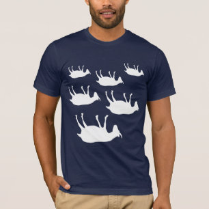 In Ohnmachte fallend Ziegen T-Shirt