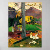 In Olden Times), Paul Gauguin Poster (Vorne)