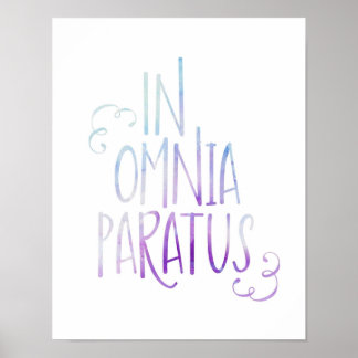 in Omnia Paratus Poster