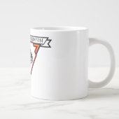 "IN ORBE TERRUM NON VISI" Jumbo-Tasse (Rechts)