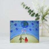 ...In Other Words...art by Jutta Gabriel... Postkarte (Stehend Vorderseite)