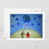 ...In Other Words...art by Jutta Gabriel... Postkarte (Vorne/Hinten)