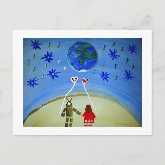 ...In Other Words...art by Jutta Gabriel... Postkarte (Vorderseite)