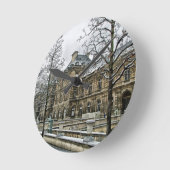 In Paris Runde Wanduhr (Winkel)