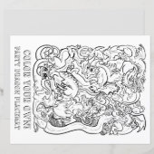 In Party-Drachen verpackt Farbe Ihre eigene Aktivi (Vorne/Hinten)