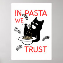 In Pasta We Trust – Lustiger Katzenliebhaber