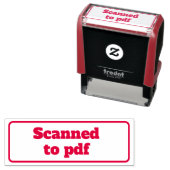 In PDF Business Office-Briefmarke gescannt Permastempel (Beispiel)