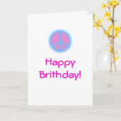 In Peaceful Birthday Karte (Gelbe Blume)