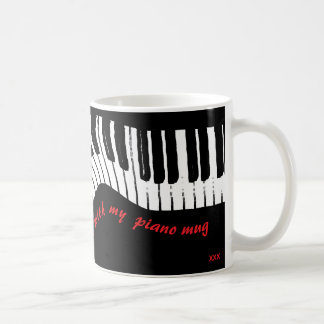 In perfekter Harmonie – Klavier-Design-Kaffeetasse Kaffeetasse