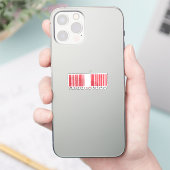 In Peru hergestellter Barcode-Flaggenaufkleber Aufkleber (Telefon)