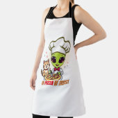 In Pizza We Trust Alien-Chef-Kunst Schürze (InSitu)