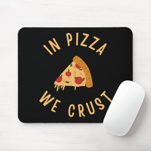In Pizzas Crust Mousepad (Mit Mouse)