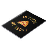 In Pizzas Crust Notizblock (Linke Seite)