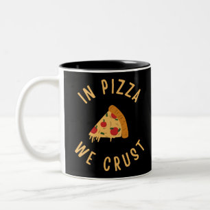 In Pizzas Crust Zweifarbige Tasse