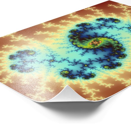 In Playcast - Fraktal Art Fotodruck (Ecke)