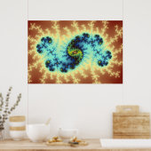 In Playcast - Fraktal Art Poster (Küche)