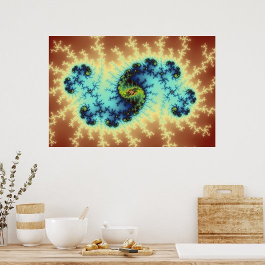 In Playcast - Fraktal Art Poster (Küche)